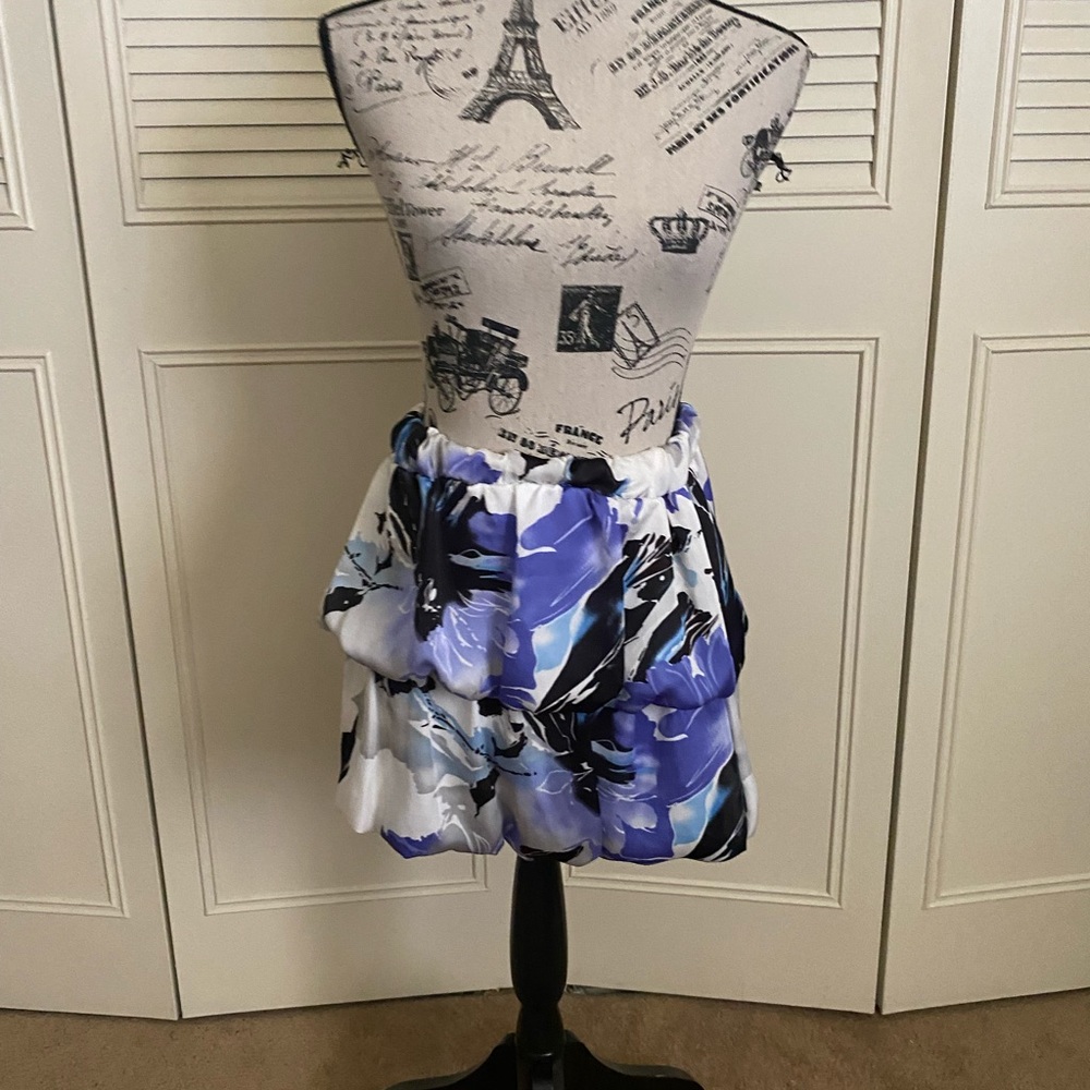Mandee  purple lavender bubble short mini skirt 2000s